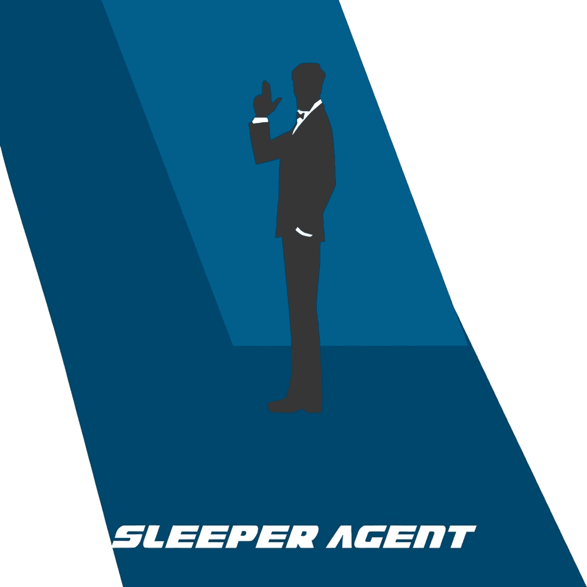 Sleeper Agent - silhouette under spotlight